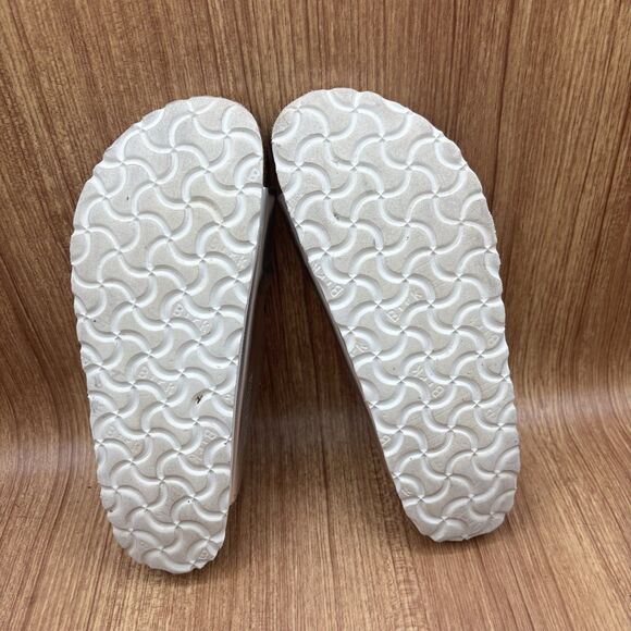 Birkenstock Arizona Soft Footbed Womens Sandals EU 36 US 5 Metallic Silver - Picture 8 of 9